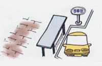 도로교통법 제 32,33조 관련 삽화
