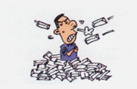 도로교통법 제 160조의 3/국세징수법 제 24조/지방세법 제 28조 관련 삽화