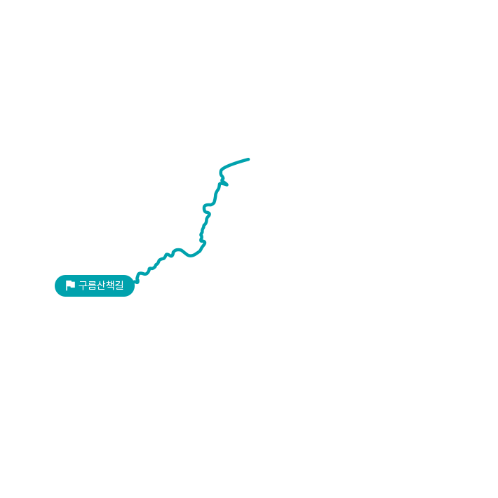 2코스 - 구름산책길 경로 이미지